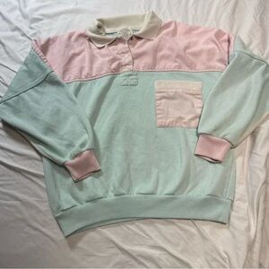 Pastel Colorblock Women's Sweater